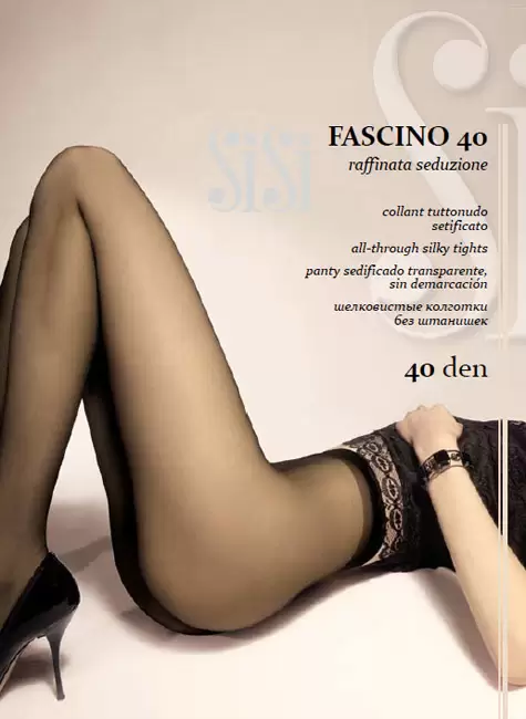 SiSi Fascino 40, колготки РАСПРОДАЖА 2 пары 5 размер (изображение 1)