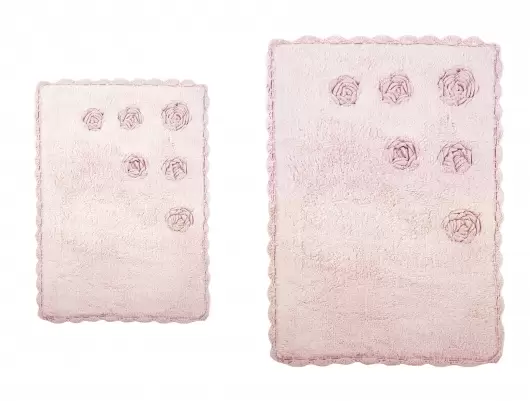 Irya BLOSSOMS PEMBE (розовый), коврик для ванной (изображение 1)