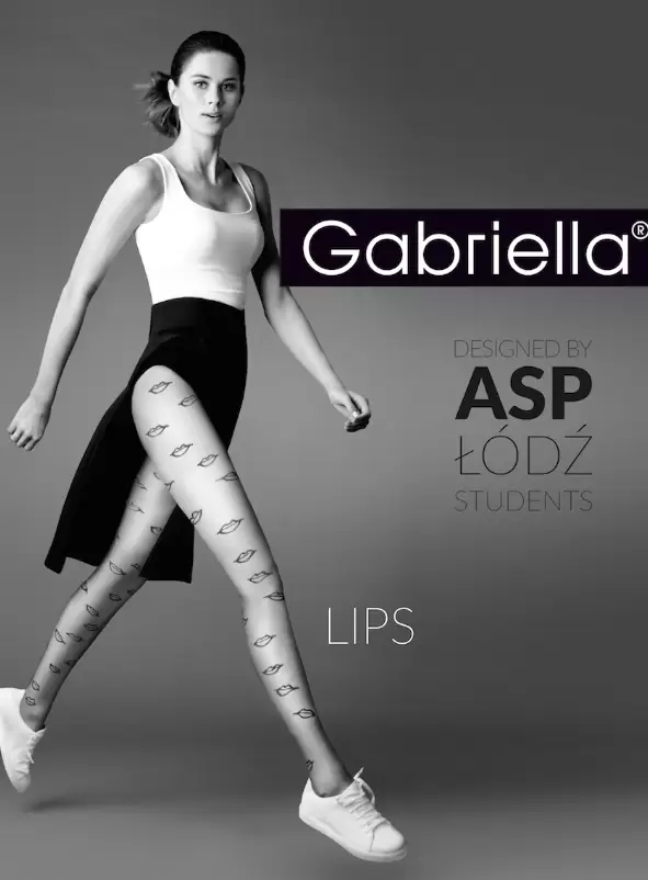 GABRIELLA Lips 20, фантазийные колготки (изображение 1)
