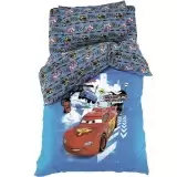 Disney Тачки 70x70 поплин, детское постельное белье 1.5 спальное (изображение 1)