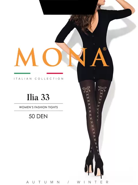 Mona ILIA 33, фантазийные колготки (изображение 1)
