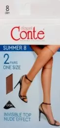 Conte SUMMER 8 knee-highs, 2 pairs, гольфы