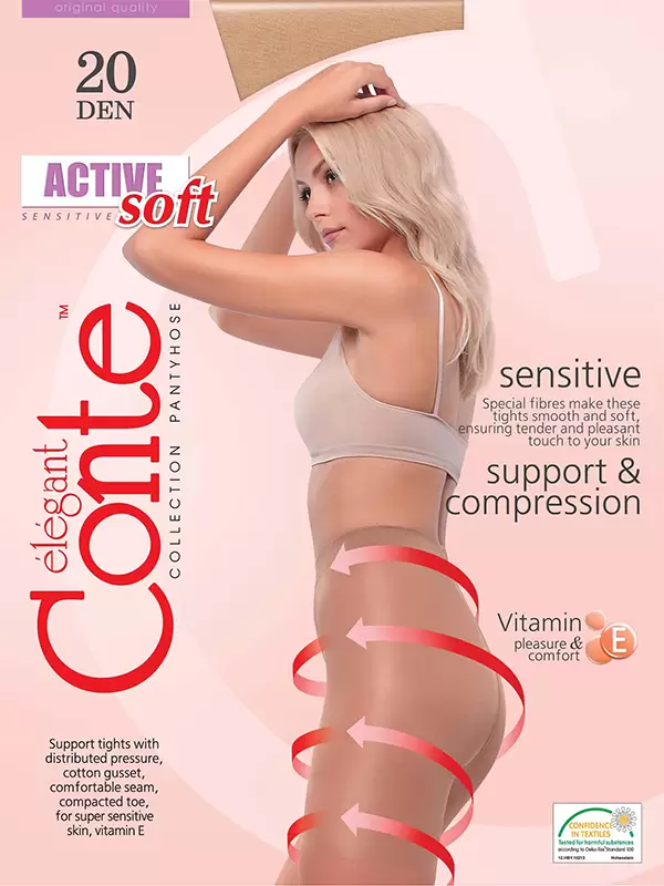Conte Active Soft 20 XL, колготки (изображение 1)