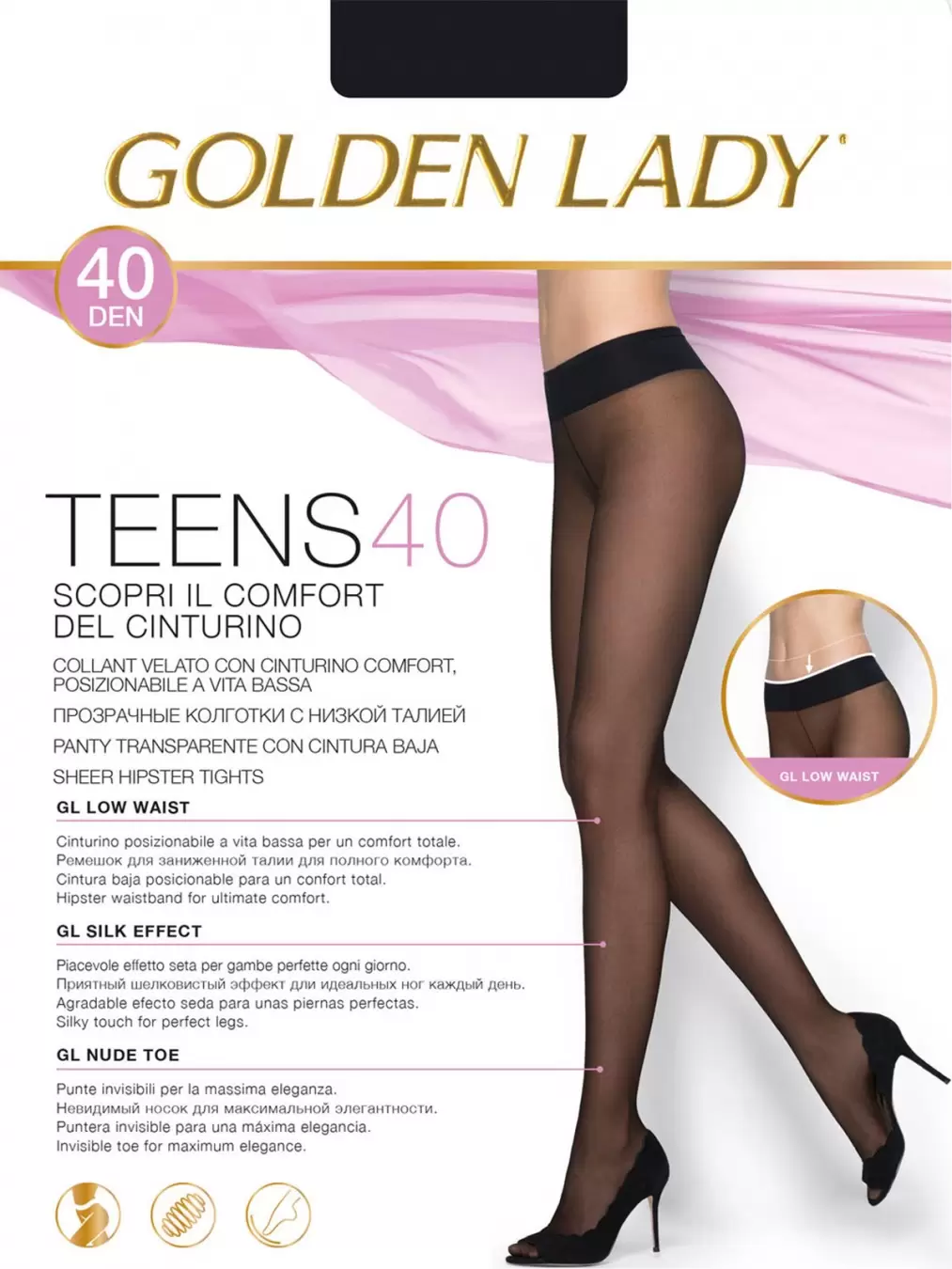 Golden Lady Teens 40 vb, колготки (изображение 1)