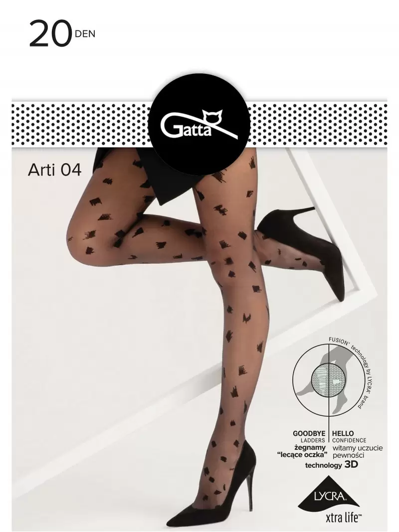 Gatta ARTI 04, фантазийные колготки (изображение 1)