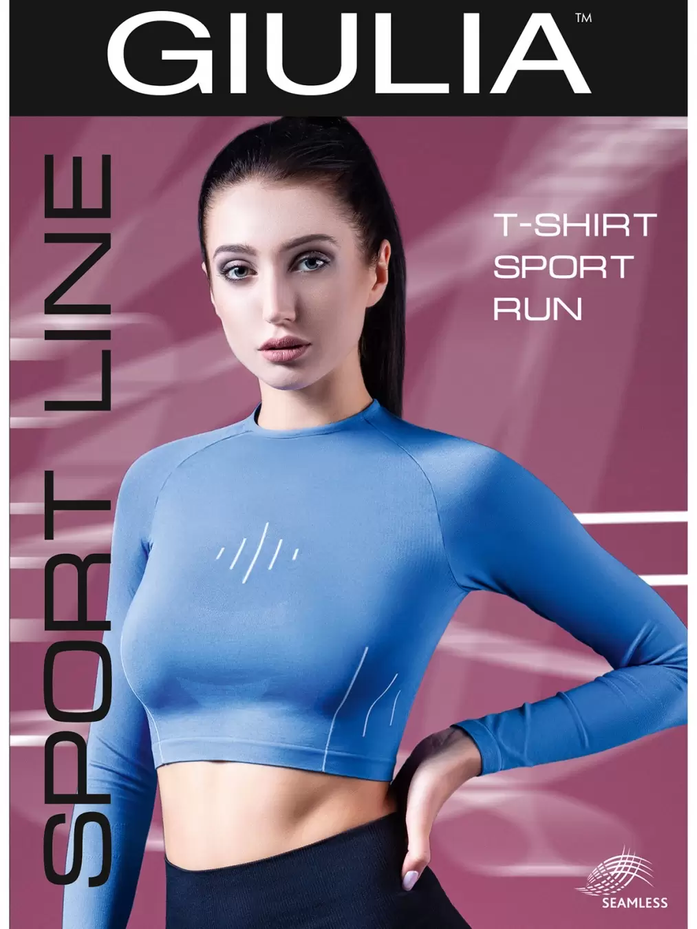 Giulia T-SHIRT SPORT RUN 01, спортивная футболка лонгслив (изображение 1)
