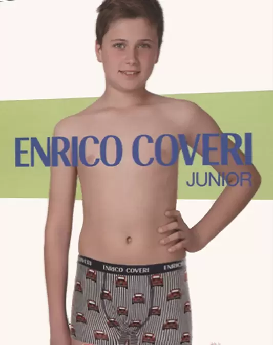 ENRICO COVERI EB4048 JUNIOR BOXER, трусы для мальчиков (изображение 1)
