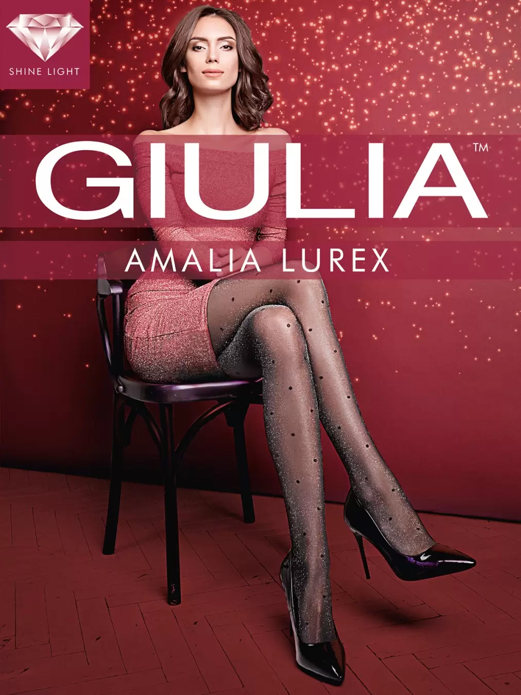 Giulia AMALIA LUREX 01, фантазийные колготки (изображение 1)