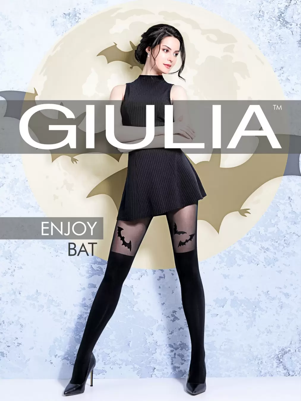 Giulia ENJOY BAT, фантазийные колготки (изображение 1)