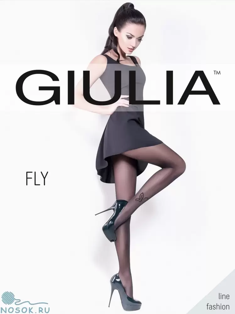 Giulia Fly 60, колготки с тату (изображение 1)