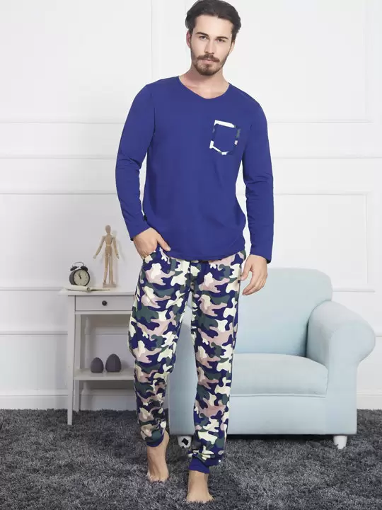 Vienetta Gazzaz 804301 4094, мужская пижама с брюками (изображение 1)