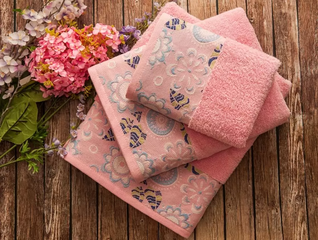 Irya MABELLA Pembe (розовый), полотенце банное (изображение 1)
